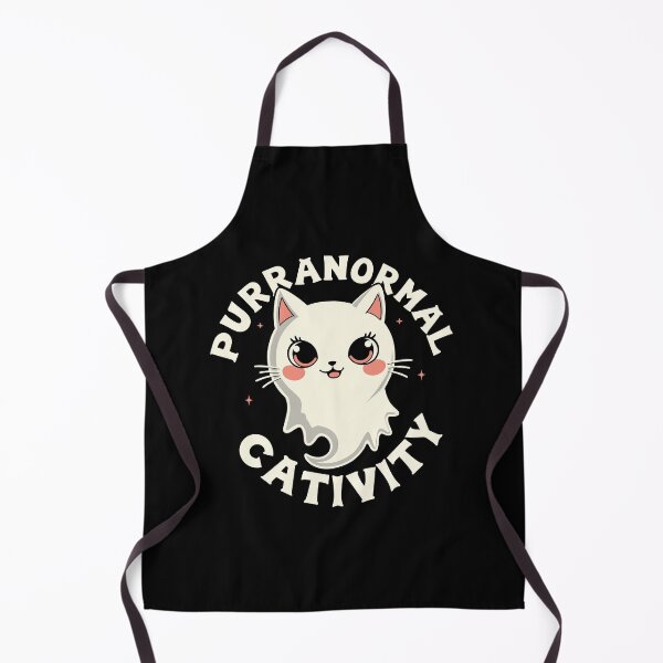 Item preview, Purranormal Cativity - Cute Ghost Cat Pun Design designed and sold by hitechmom.