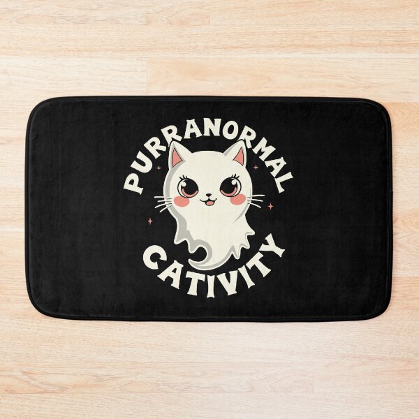 Item preview, Purranormal Cativity - Cute Ghost Cat Pun Design designed and sold by hitechmom.