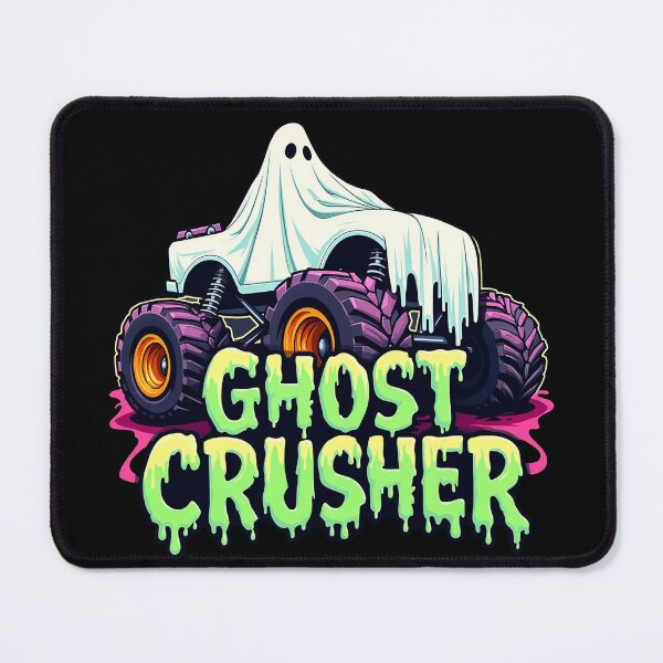 Item preview, Ghost Crusher, Funny Ghost with Monster Truck designed and sold by Made for Grins Co.