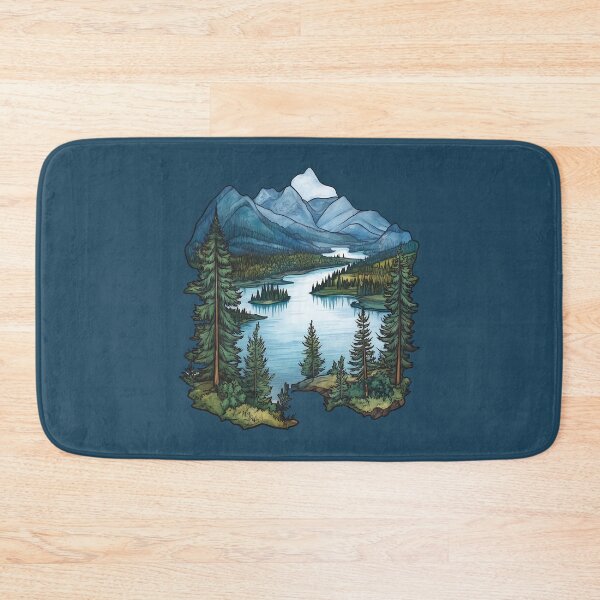 Item preview, Shuswap Thompson-Okanagan British Columbia Lake View Art designed and sold by meganohm.