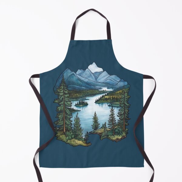 Item preview, Shuswap Thompson-Okanagan British Columbia Lake View Art designed and sold by meganohm.