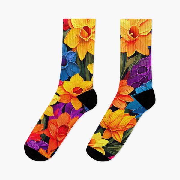 Item preview, Rainbow-colored daffodils designed and sold by Tchoice.