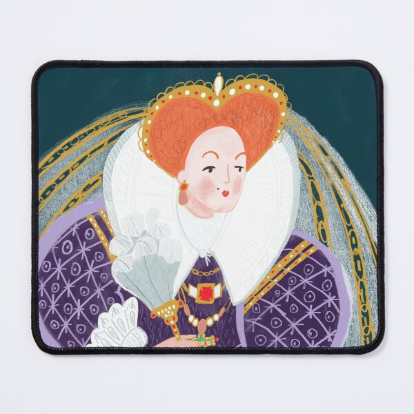 Item preview, Regal Queen Elizabeth I Historical Portrait - Illustration by jemma jamie skidmore designed and sold by Jemma Jamie Skidmore.