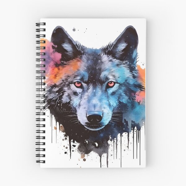 Item preview, Wolf | Colorful Watercolor Design #11 designed and sold by MatsurexDesigns.
