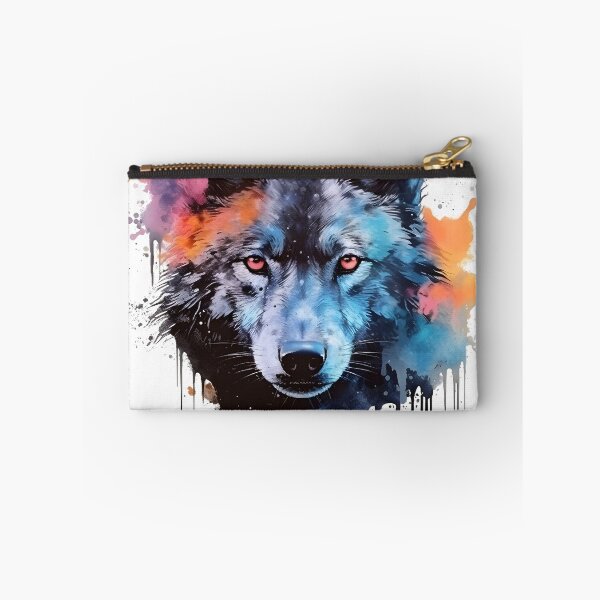 Item preview, Wolf | Colorful Watercolor Design #11 designed and sold by MatsurexDesigns.
