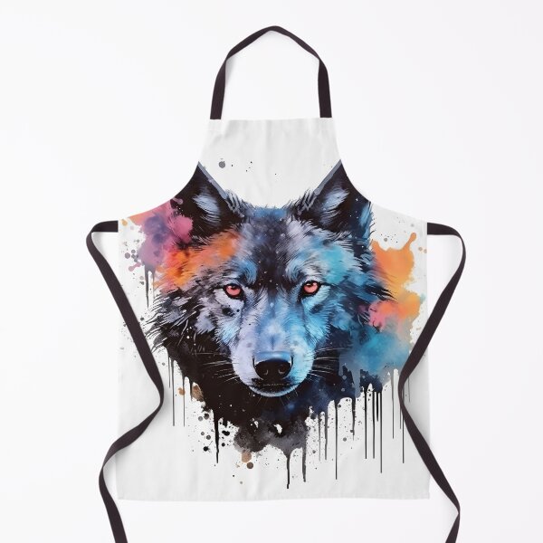 Item preview, Wolf | Colorful Watercolor Design #11 designed and sold by MatsurexDesigns.