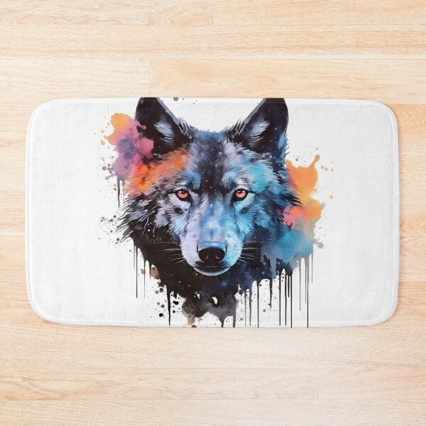 Item preview, Wolf | Colorful Watercolor Design #11 designed and sold by MatsurexDesigns.