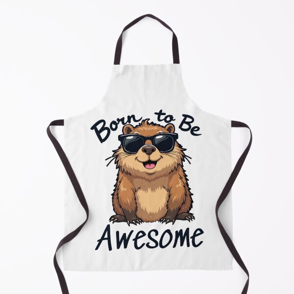 Item preview, Capybara Born to be Awesome  designed and sold by Theinspira1.