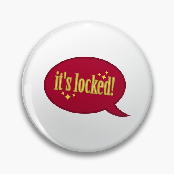 Item preview, It's Locked! Speech Bubble designed and sold by sleuthable.