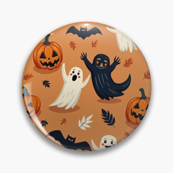 Item preview, Flying Ghosts and Bats – Spooky Halloween Design designed and sold by Stefiivn.
