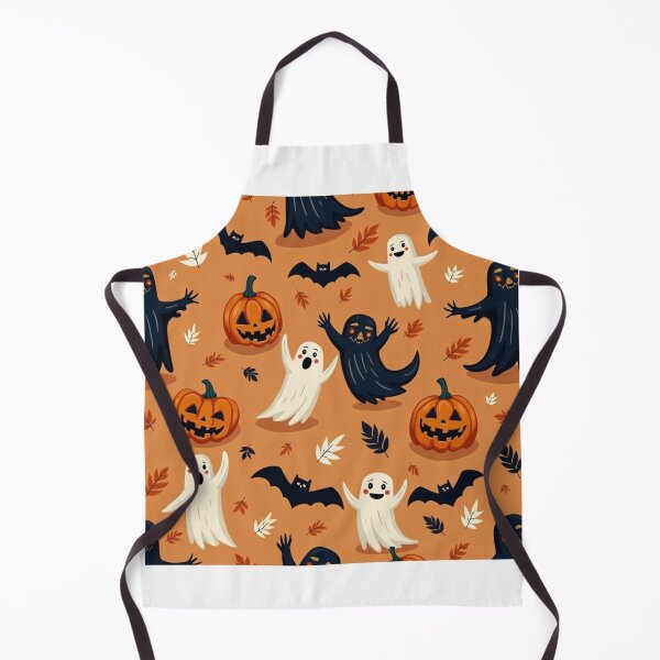 Item preview, Flying Ghosts and Bats – Spooky Halloween Design designed and sold by Stefiivn.
