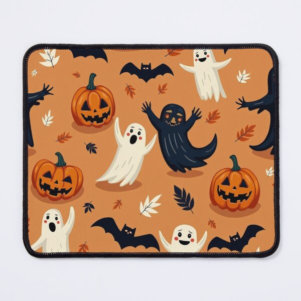 Item preview, Flying Ghosts and Bats – Spooky Halloween Design designed and sold by Stefiivn.