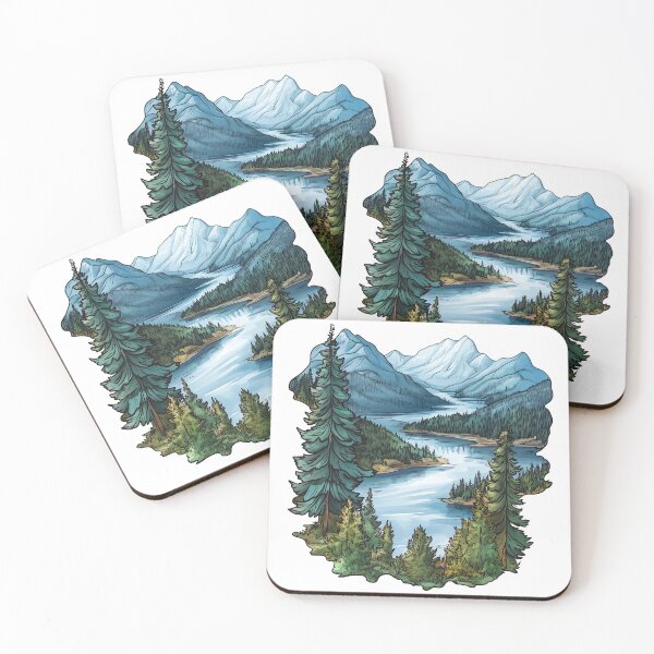 Item preview, Shuswap Thompson-Okanagan Lake and Mountain Art  designed and sold by meganohm.