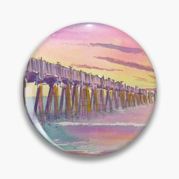 Item preview, Sunset on Gulf Pier on Pensacola Beach Florida designed and sold by artshop77.
