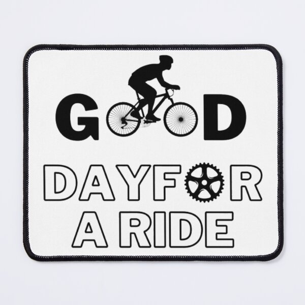 Item preview, "Good Day for a Ride - Cyclist Design" designed and sold by MSHobbies.