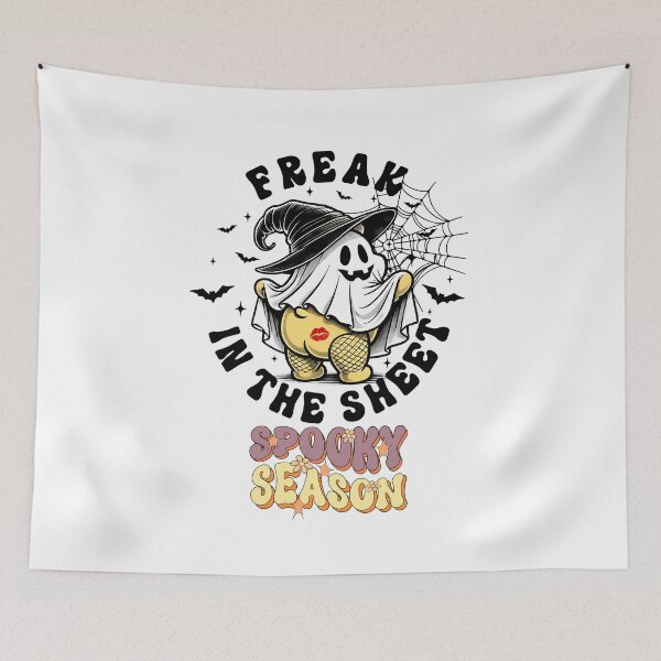 Item preview, Ghostly Freak in the Sheet Spooky Season Kiss designed and sold by dcohea.