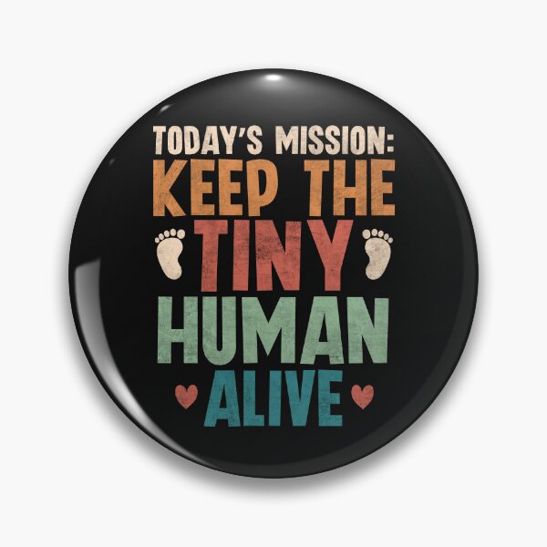 Item preview, New Dad Joke Keep The Tiny Human Alive Funny Daddy of a Newborn Baby designed and sold by alenaz.