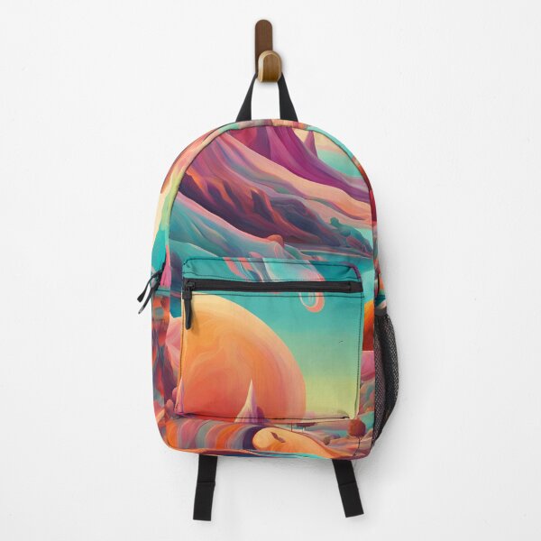 Item preview, Abstract mountain river at sunrise designed and sold by NicMacTees.