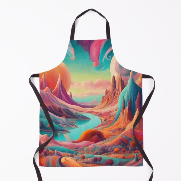 Item preview, Abstract mountain river at sunrise designed and sold by NicMacTees.