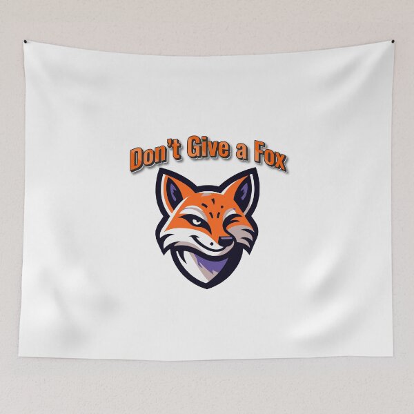 Item preview, Don't Give A Fox- Modern cool fox design designed and sold by DesignbyJanja.