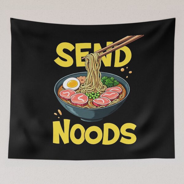 Item preview, Send Noods Ramen Bowl Fun Design for Noodle Lovers designed and sold by Hananiah Merch.