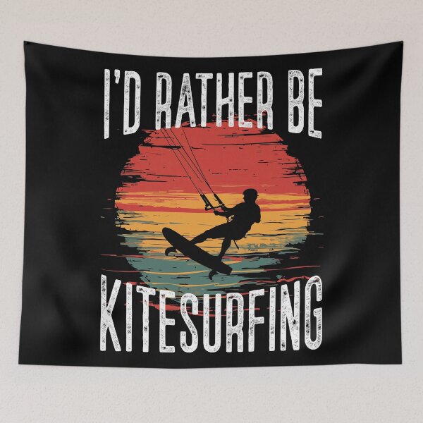 Item preview, Vintage Kitesurfing Retro Kiteboarding Kite surfer Saying  designed and sold by Maljonic.