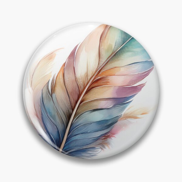 Item preview, Feather seamless design with soft colours 02 designed and sold by GeoffBeattie.