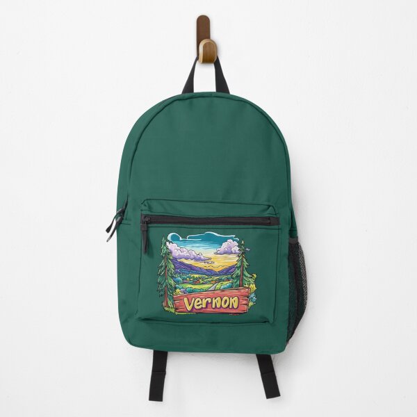 Item preview, Vernon British Columbia Canada Cartoon Landscape Illustration designed and sold by meganohm.