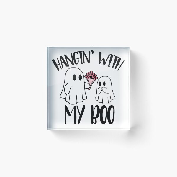 Item preview, Hangin' With my Boo Couples Halloween ghost designed and sold by khallidaart.