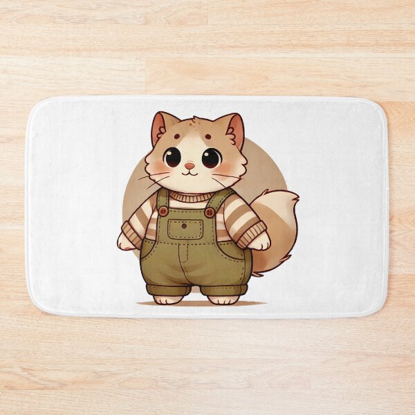 Item preview, Cat in Overalls designed and sold by NineNIGHT404.