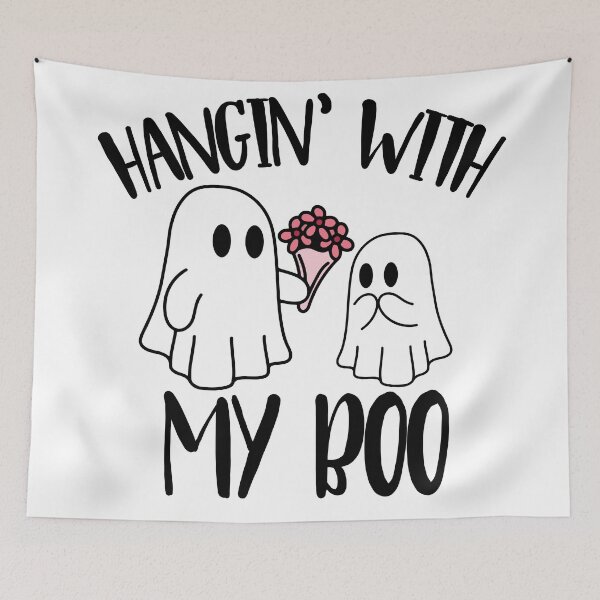 Item preview, Hangin' With my Boo Couples Halloween ghost designed and sold by khallidaart.