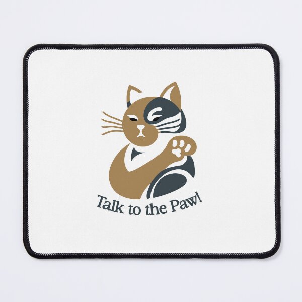 Item preview, Talk to the Paw - Cool Modern Funny Cat Design designed and sold by DesignbyJanja.