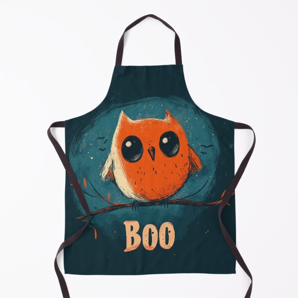 Item preview, Spooky Yet Cute Halloween Treat Owl-y Boo designed and sold by harmonicllc.