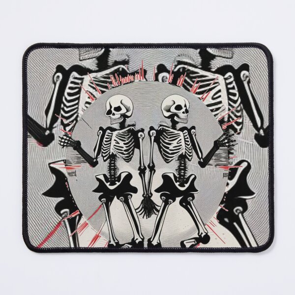 Item preview, Skeletons Red Target Halloween Socialist style designed and sold by AuroraXGreen.