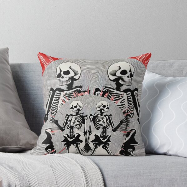 Item preview, Skeletons Red Target Halloween Socialist style  designed and sold by AuroraXGreen.