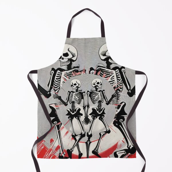 Item preview, Skeletons Red Target Halloween Socialist style designed and sold by AuroraXGreen.