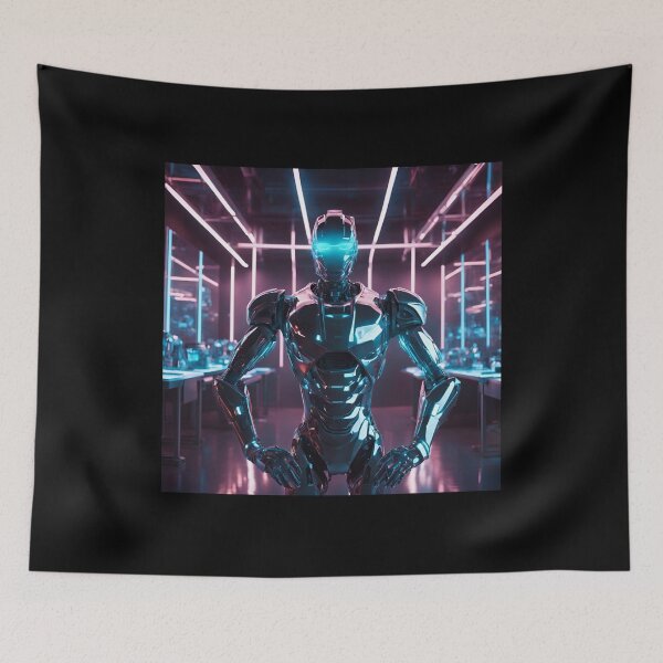 Item preview, Neon Robot designed and sold by NicMacTees.