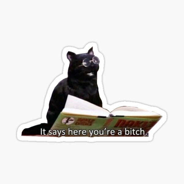 The Black Cat Stickers Redbubble - nyan cat paradise roblox