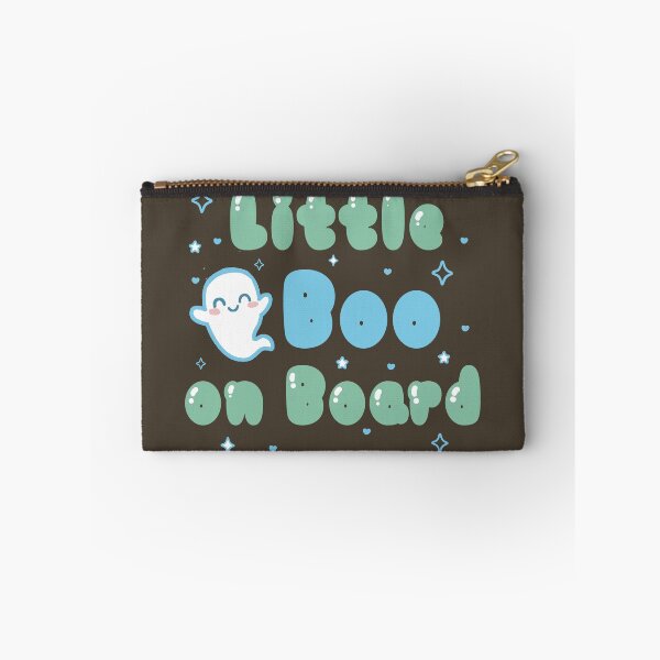 Item preview, Copy of Little Boo on board pregancy announcement halloween cute adorable blue ghosts boy designed and sold by NymeriaH.