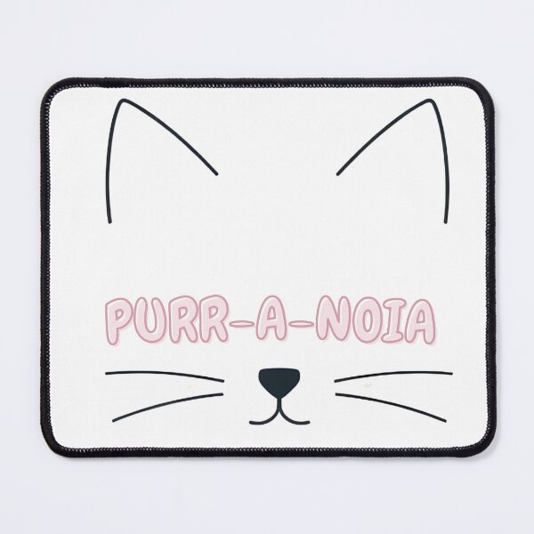 Item preview, Purr-a-noia Cat Lover T-Shirt – Funny Paranoid Cat Shirt for Feline Enthusiasts, Unique Cat Themed Gift Idea designed and sold by puurfectcat.