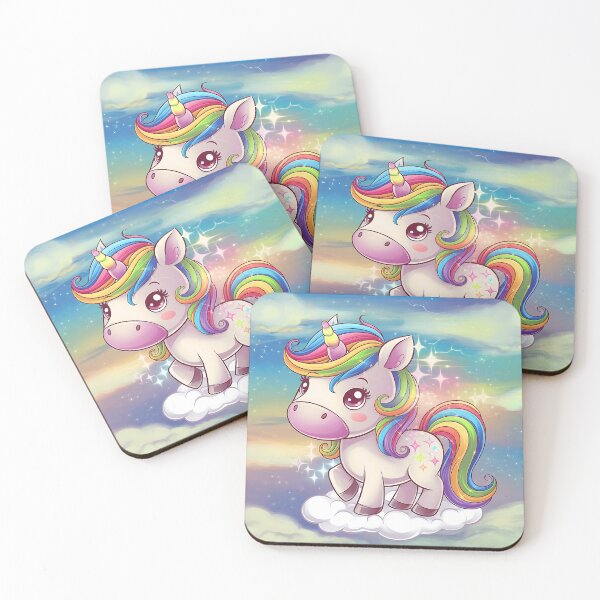 Item preview, The unicorn is standing on a cloud designed and sold by SwiftEagleFly.