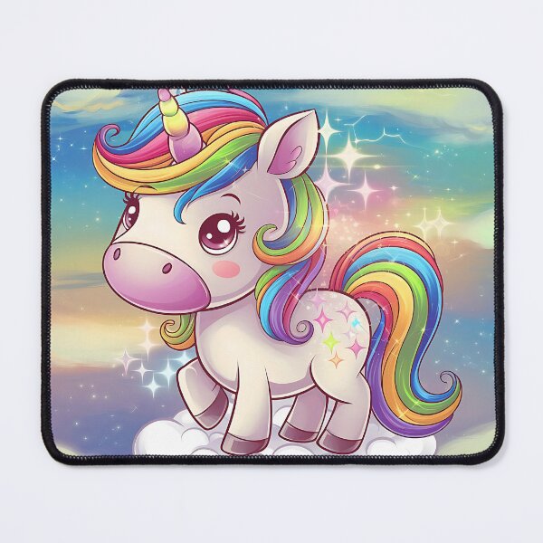 Item preview, The unicorn is standing on a cloud designed and sold by SwiftEagleFly.