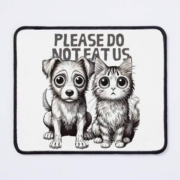 Item preview, Please do not eat us cat and dog designed and sold by MilkyForest.