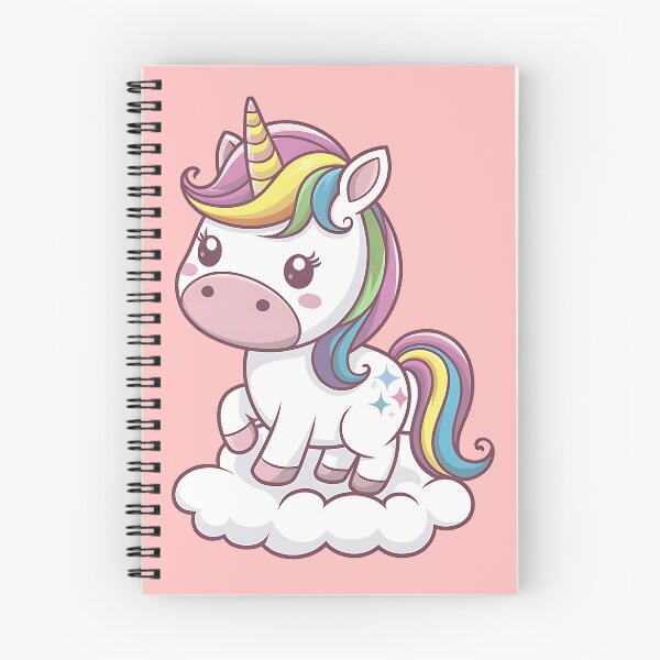 Item preview, A cute unicorn with a rainbow mane and horn designed and sold by SwiftEagleFly.