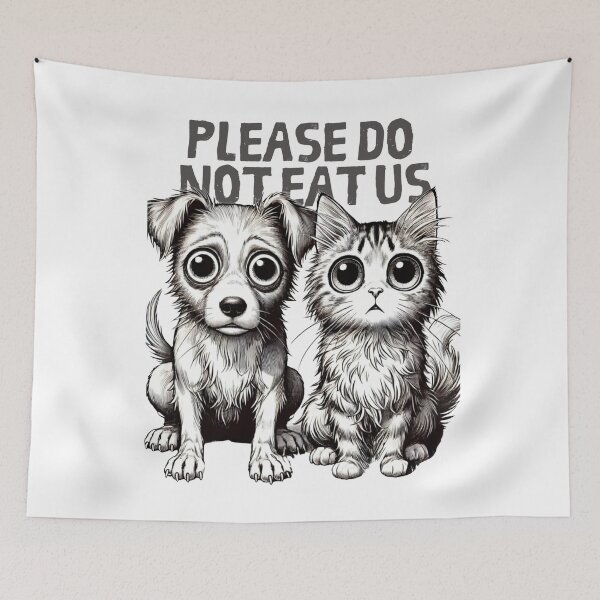 Item preview, Please do not eat us cat and dog designed and sold by MilkyForest.
