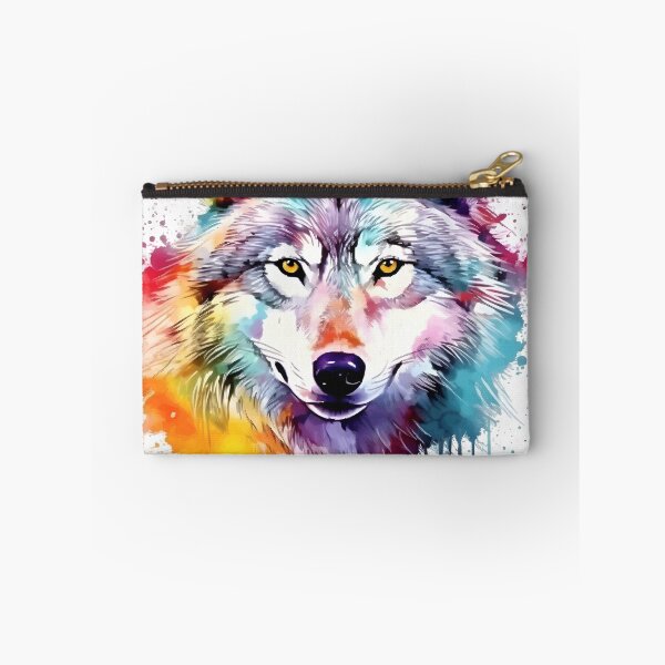 Item preview, Wolf | Colorful Watercolor Design #26 designed and sold by MatsurexDesigns.