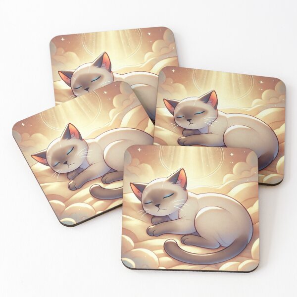 Item preview, Cloud Nine Cat Dreams designed and sold by cocoshopdesign.