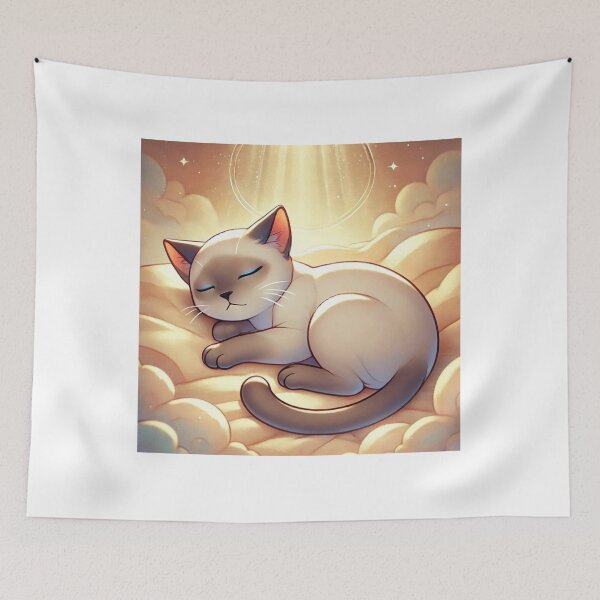 Item preview, Cloud Nine Cat Dreams designed and sold by cocoshopdesign.