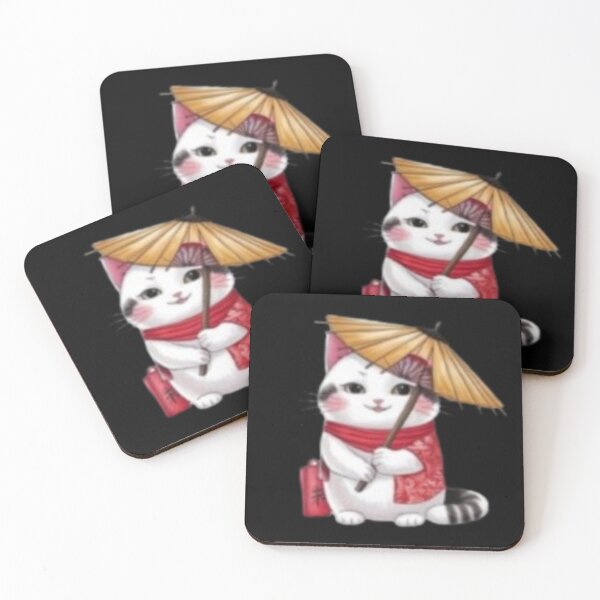 Item preview, far east asian cute cat designed and sold by catcraftss.