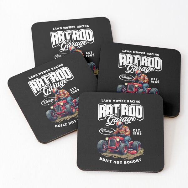 Item preview, Lawnmower Racing - Rat Rod Garage - Lawn Mower Racing designed and sold by RaceDayRags.